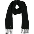 Ralph Lauren Womens Fringed Scarf, Black, One Size