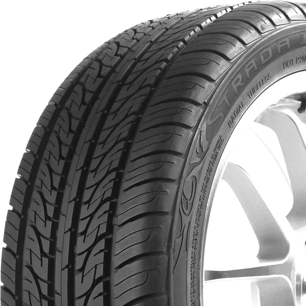 Pair of 2 (TWO) Vercelli Strada II 225/50R17 98W XL A/S High Performance Tires Fits: 2012-15 Chevrolet Cruze LT, 2012-18 Ford Focus Electric