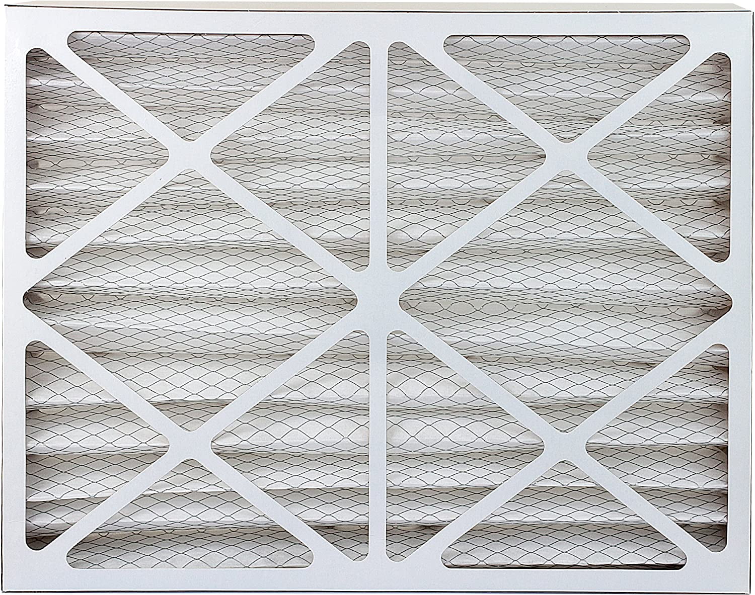 Filterbuy 20x25x4 MERV 8 Pleated HVAC AC Furnace Air Filters (3-Pack)
