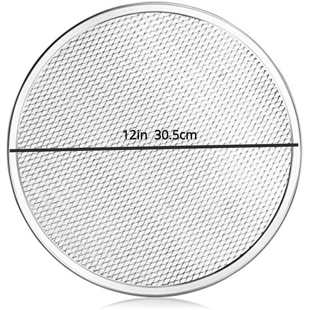 1pc, Restaurant-Grade Aluminum Pizza Baking Screen, Perfect For Pizzerias & Restaurants, Evenly Bakes Pizza & Shortens Bake Time! Seamless Aluminum Pizza Screen, Baking Tools, Kitchen Gadgets, Kitche