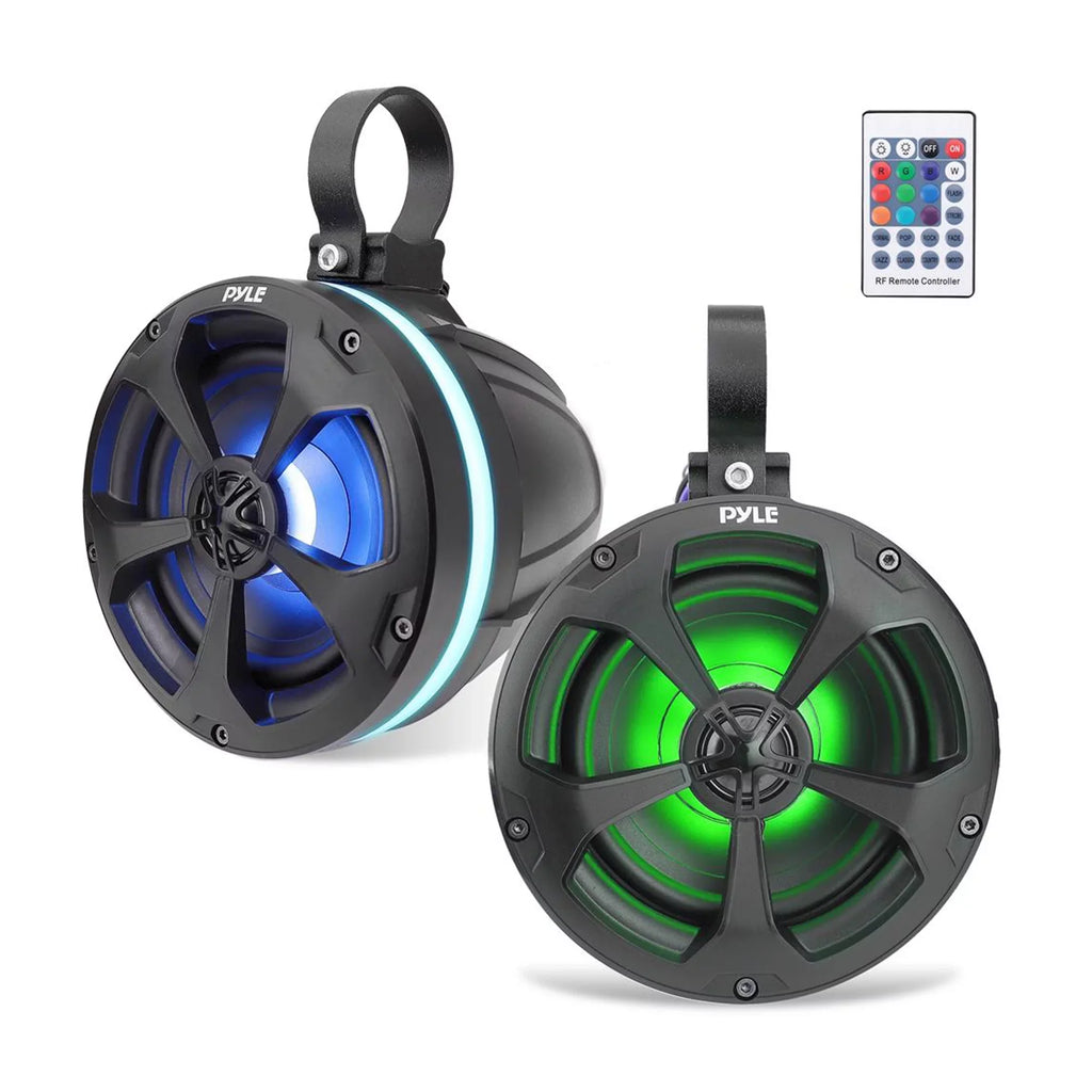 Pyle 5.25 In 1,000 Watt 2 Channel Waterproof Off Road Watercraft and ATV Speakers