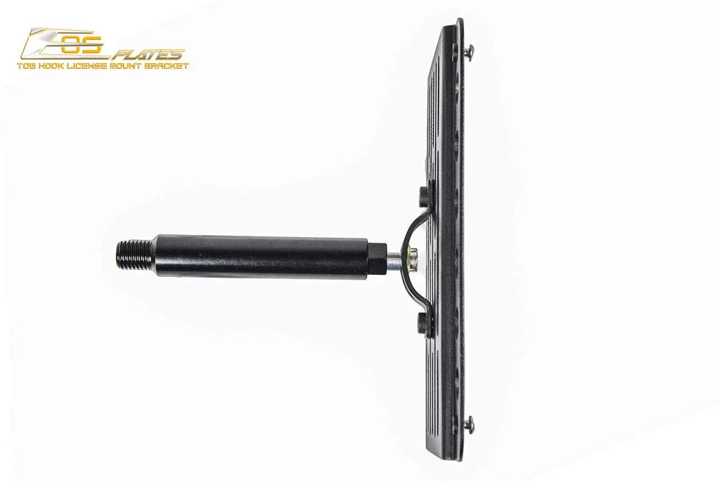 Extreme Online Store Replacement for 2009-2015 Mazda Miata NC | EOS Plate Version 1 Mid Sized Front Bumper Tow Hook License Relocator Mount Bracket Tow-230